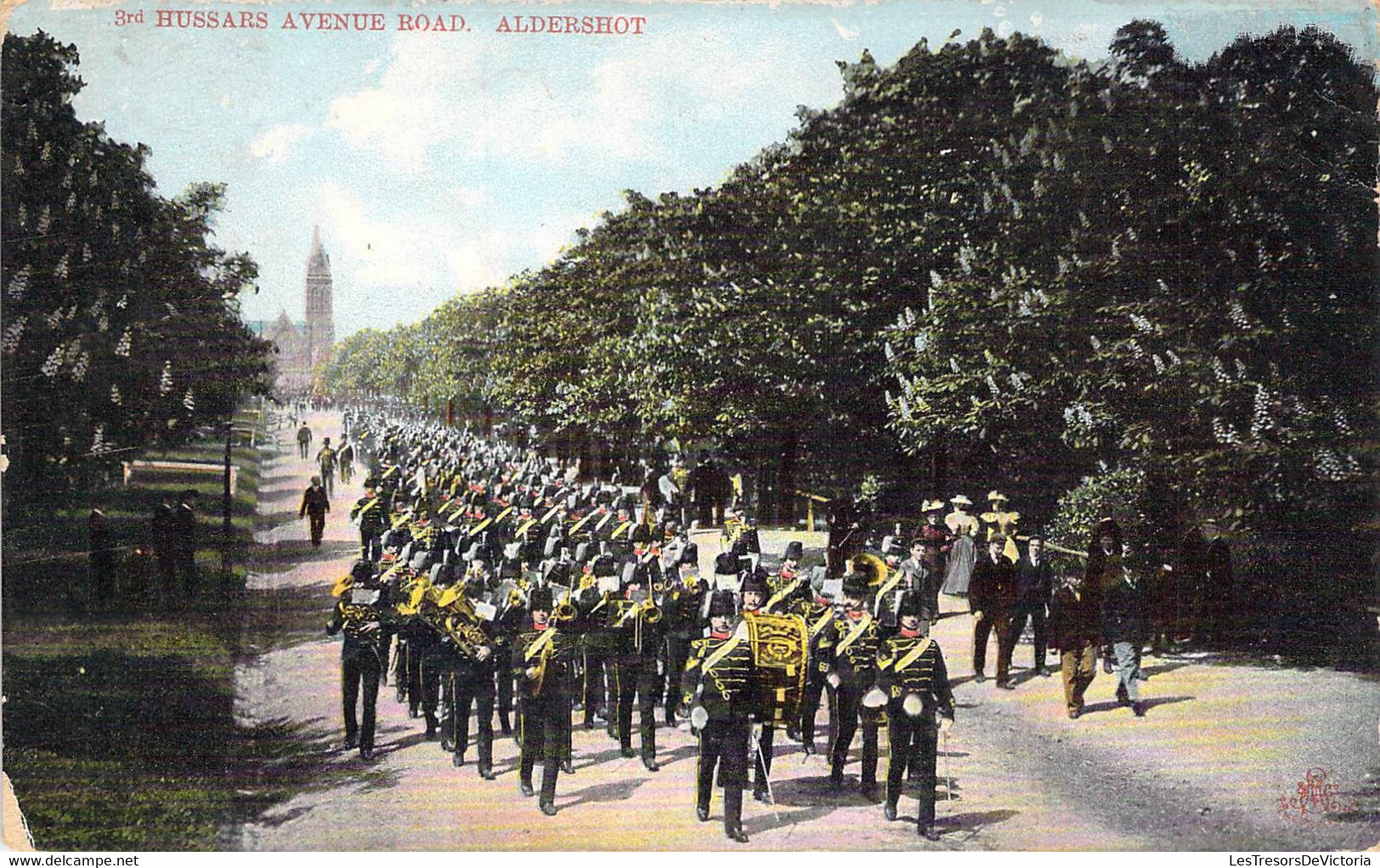 CPA Royaume Unis - Hampshire - Aldershot - 3rd Hussars Avenue Road - M. Ettlinger & Co. - Life In Our Army Series - Obl. - Other & Unclassified