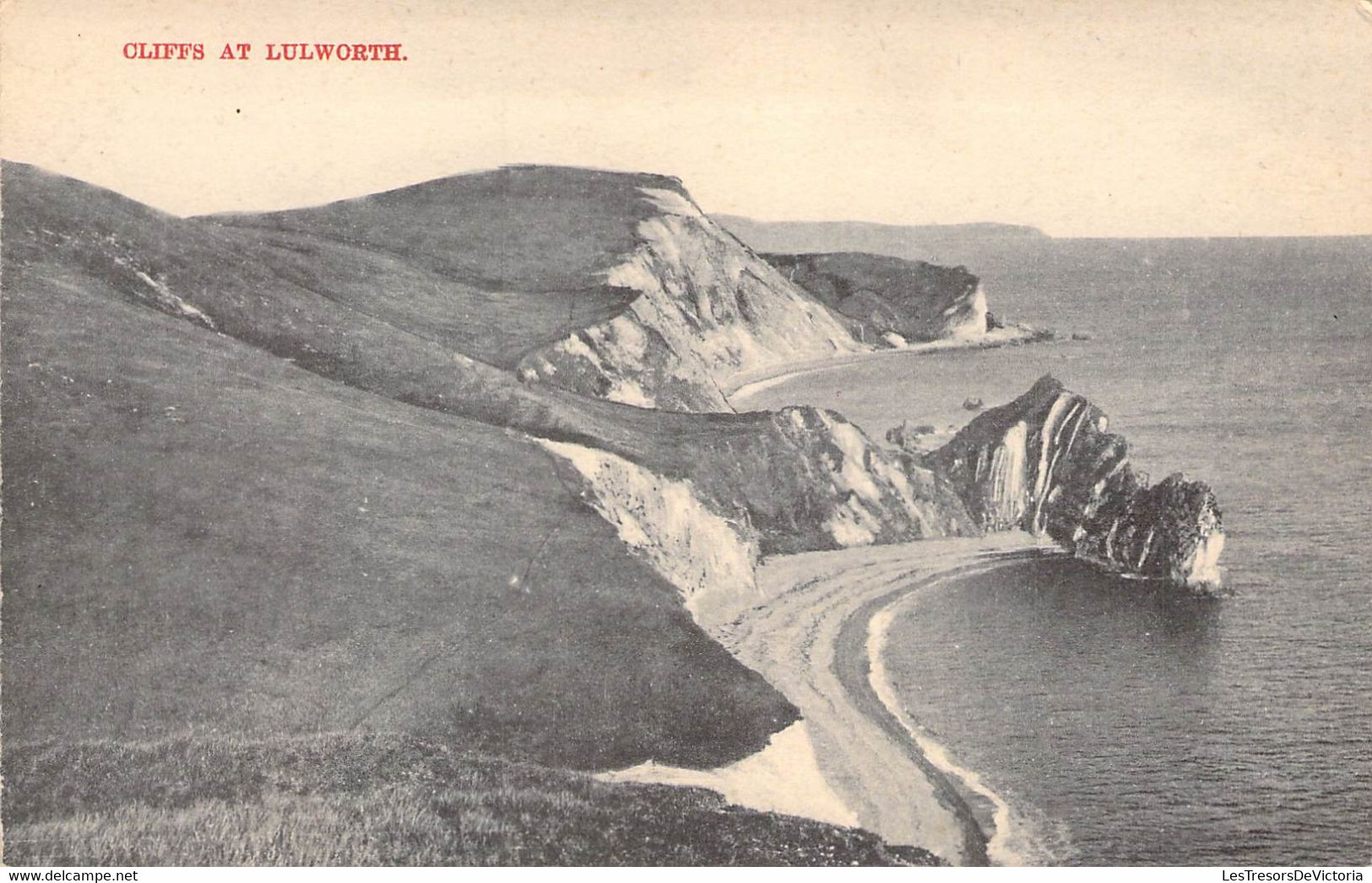 CPA Royaume Unis - Angleterre - Devon - Cliffs At Lulworth - H. J. Chaffey Post Office - Côte - Plage - Mer - Sonstige & Ohne Zuordnung