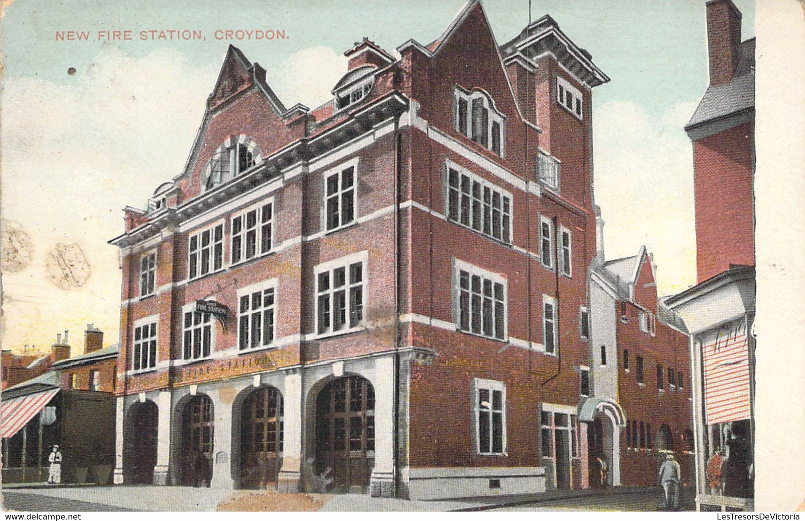 CPA Royaume Unis - Angleterre - London - New Fire Station - Croydon - The Star Series - G. D. & D. - Oblitérée Sutton - Sonstige & Ohne Zuordnung