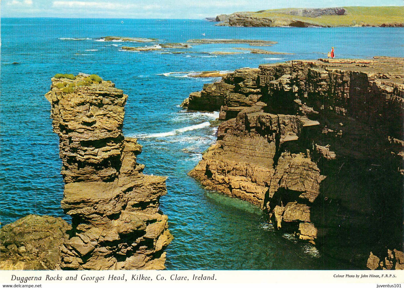 CPSM Duggerna Rocks And Georges's Head Kilkee       L1909 - Clare