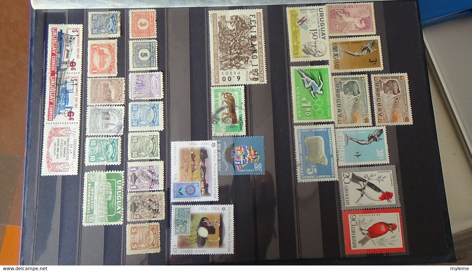 AJ44 Bel ensemble de timbres  de divers pays + France N° 309 + 402 + 424 + 428 ** . Côte 136 euros !!!