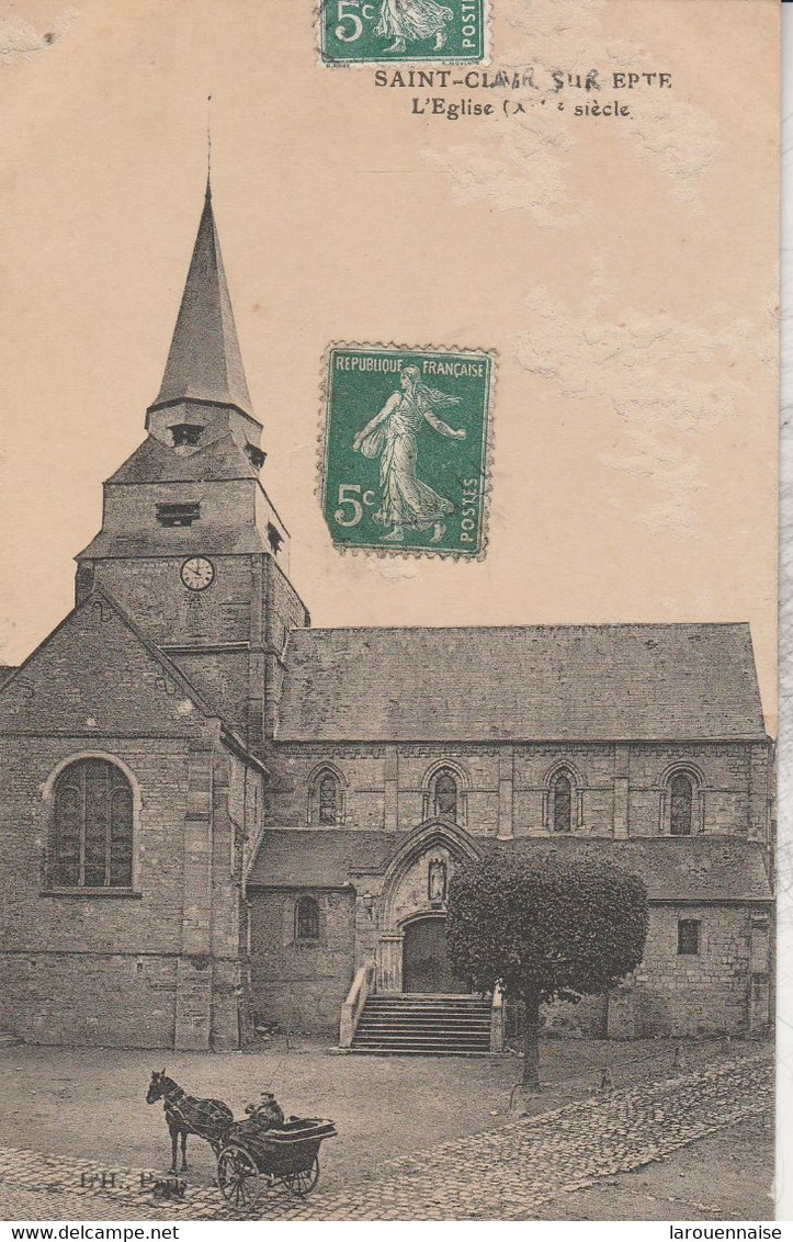 95 - SAINT CLAIR SUR EPTE - L' Eglise - Saint-Clair-sur-Epte