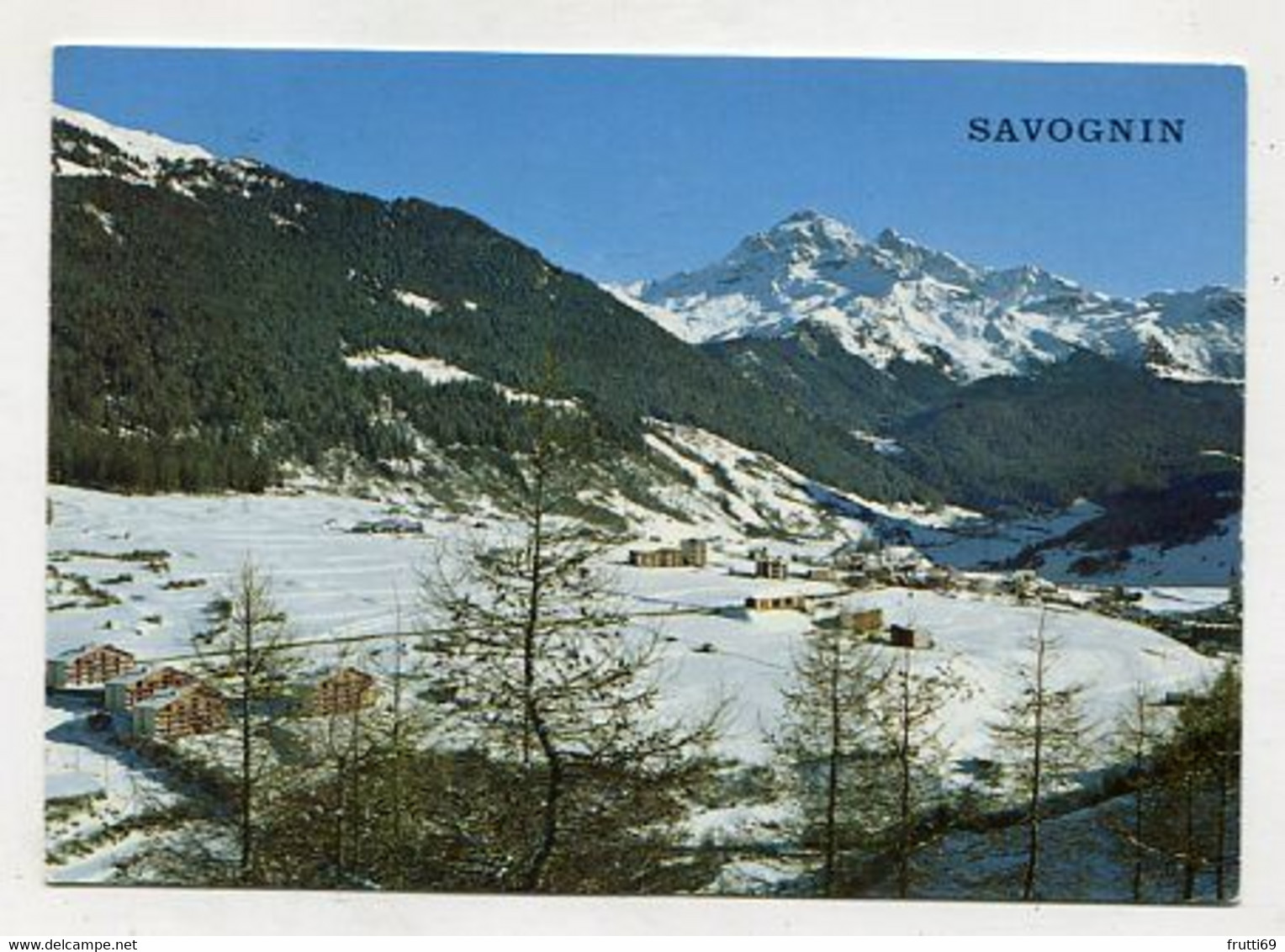 AK 095283 SWITZERLAND - Savognin - Blick Gegen Piz D'Err - Savognin