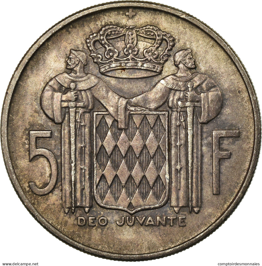 Monnaie, Monaco, Rainier III, 5 Francs, 1966, TTB, Argent, Gadoury:MC 152 - 1960-2001 Nouveaux Francs