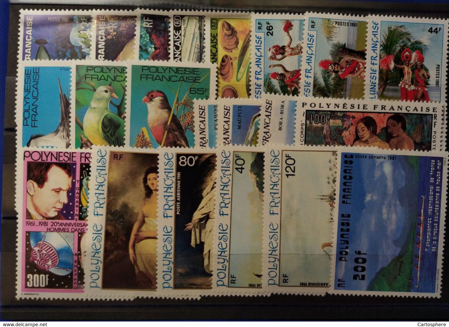 POLYNESIE ANNEE COMPLETE 1981 NEUVE** LUXE - MNH - COTE YVERT 67,90 EUROS - Full Years