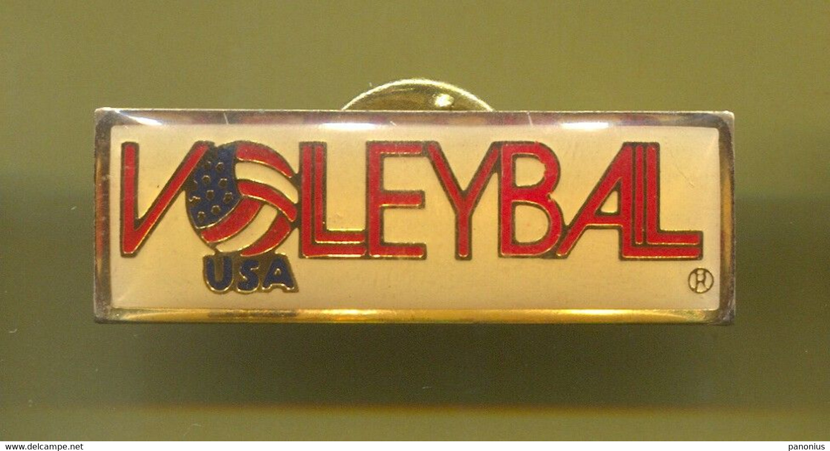 Volleyball Pallavolo - United States Federation Association, Pin Badge Abzeichen - Voleibol