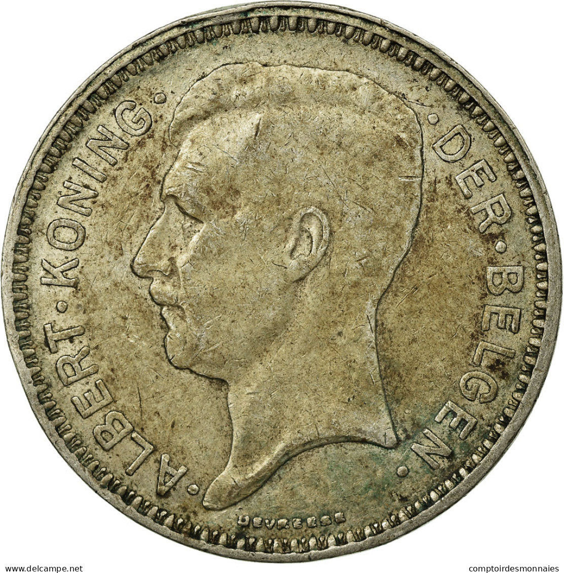 Monnaie, Belgique, 20 Francs, 20 Frank, 1934, TB+, Argent, KM:104.1 - 20 Frank