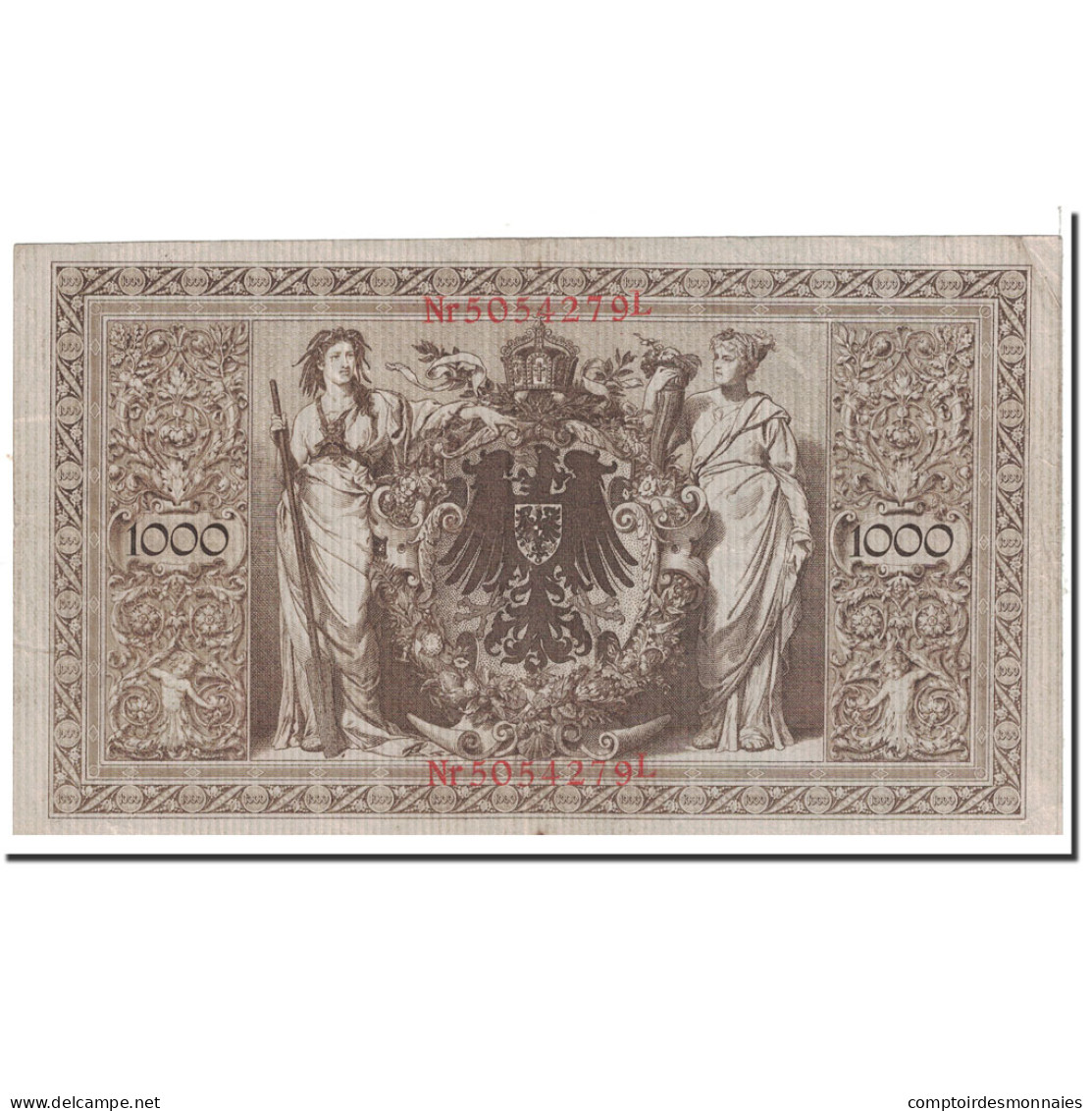 Billet, Allemagne, 1000 Mark, 1910, 1910-04-21, KM:44b, TTB - 1000 Mark