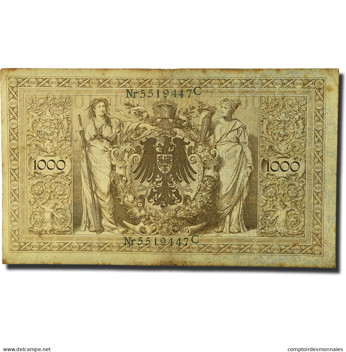 Billet, Allemagne, 1000 Mark, 1910, 1910-04-21, KM:45b, TB - 1.000 Mark