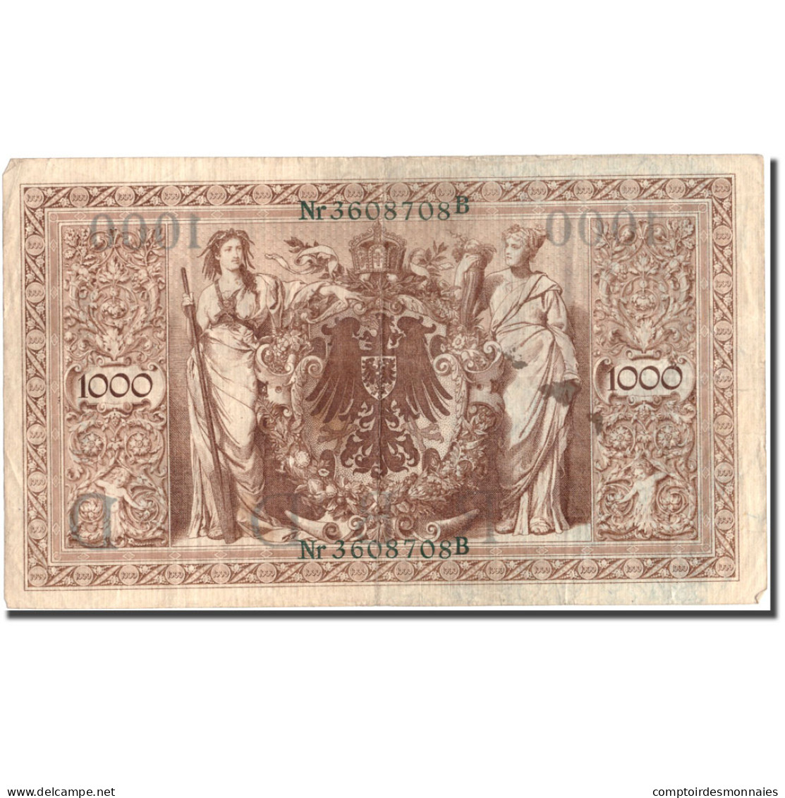 Billet, Allemagne, 1000 Mark, 1910, 1910-04-21, KM:45b, TB+ - 1.000 Mark