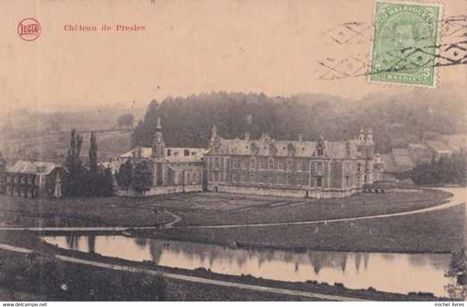 Aiseau-Presles - Château De Presles - Circulé En 1922 - Surtaxe - TBE - Aiseau-Presles