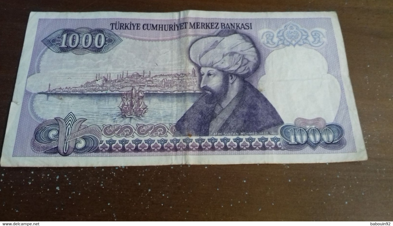 Billet Turque De 1000 Livres - Turquie