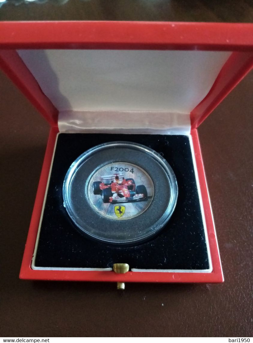 500 Lire Argento - Commemorativa - FERRARI  Campione Del Mondo 2004, Con Certificato Di Garanzia - Commémoratives