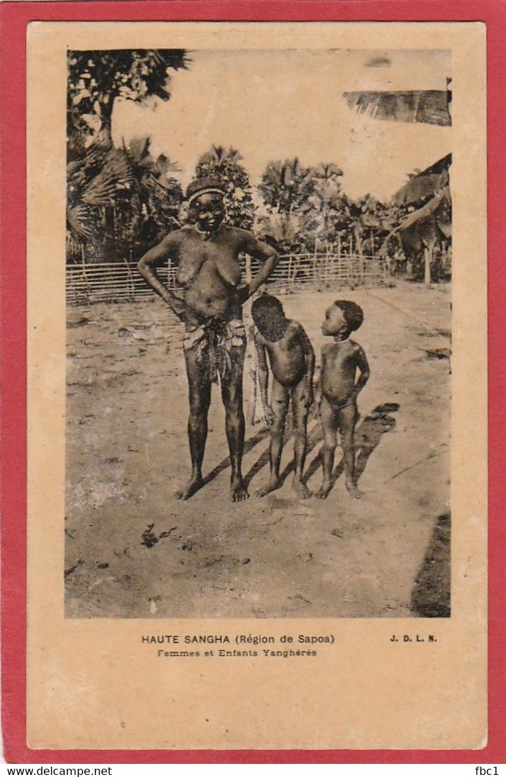 Rep Centrafricaine - Haute Sangha (Région De Sapoa) Femmes Et Enfants Yanghérés - Centrafricaine (République)