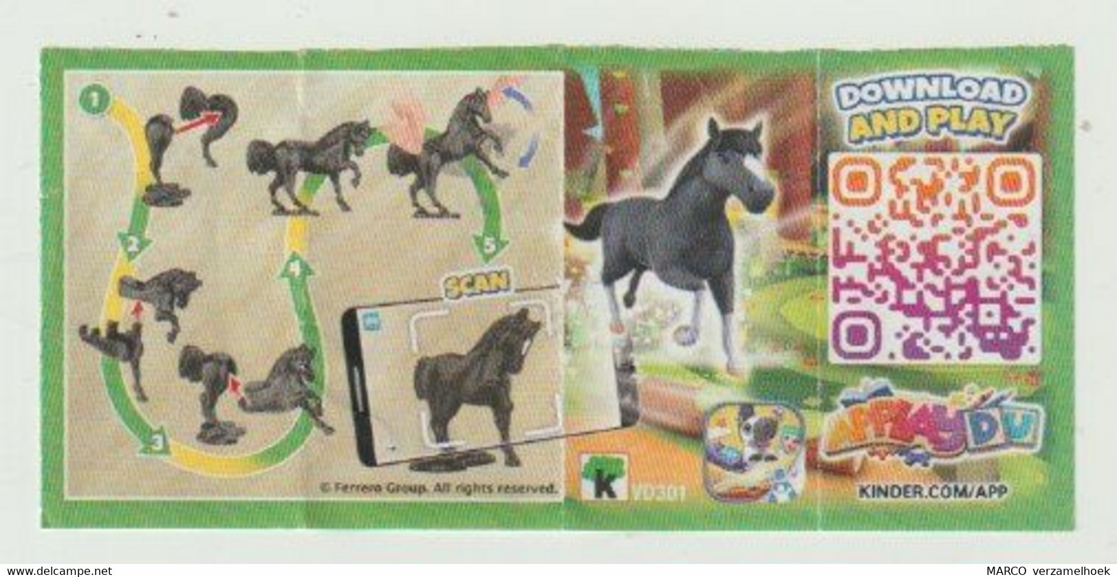 Handleiding FERRERO Kinder K-VD301 Horse-paard 2022 ApplayDU NATOONS - Notices