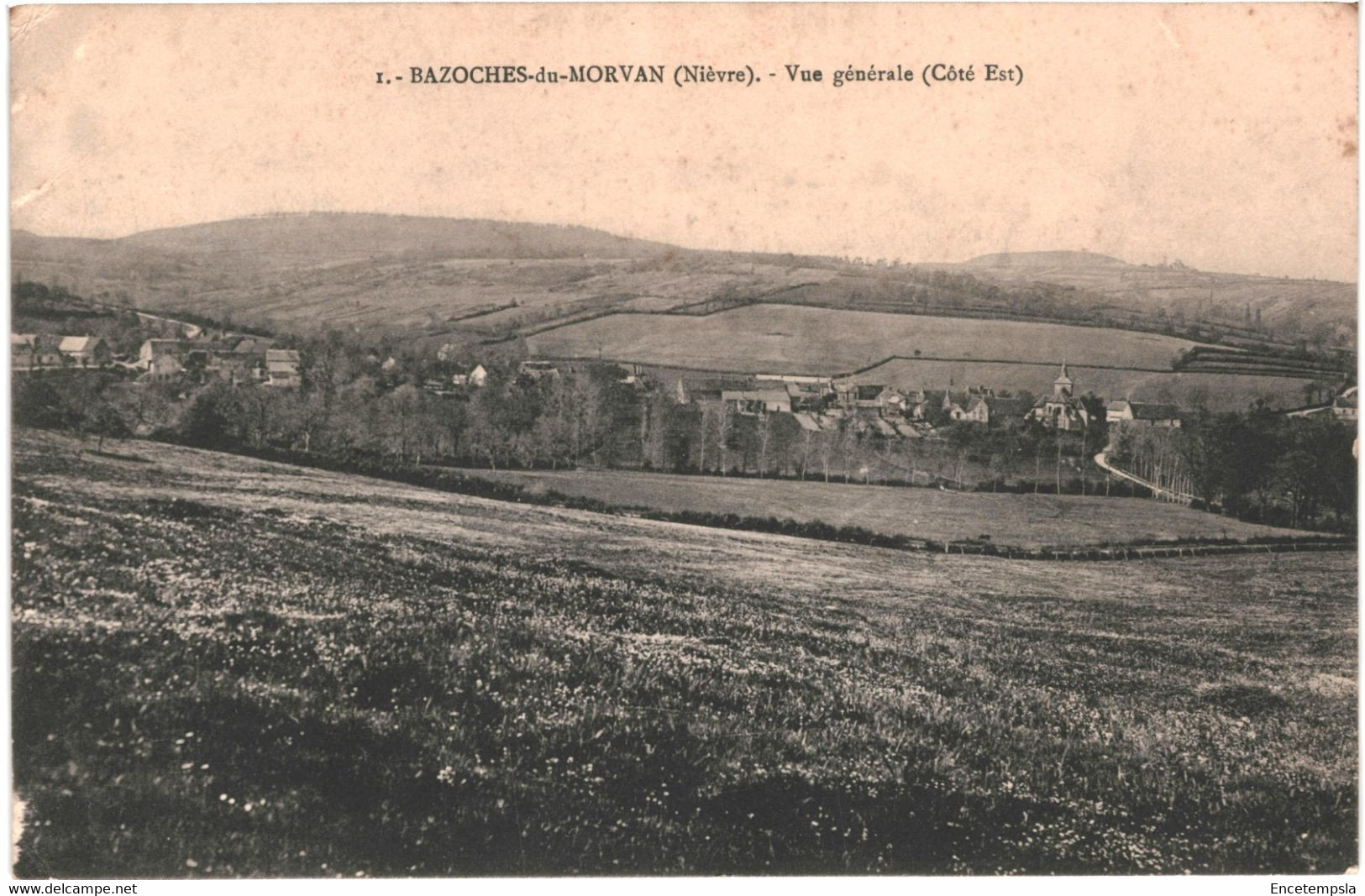 CPA Carte Postale France Bazoche Du Morvan Vue Générale Côté Est 1917 VM59688 - Bazoches