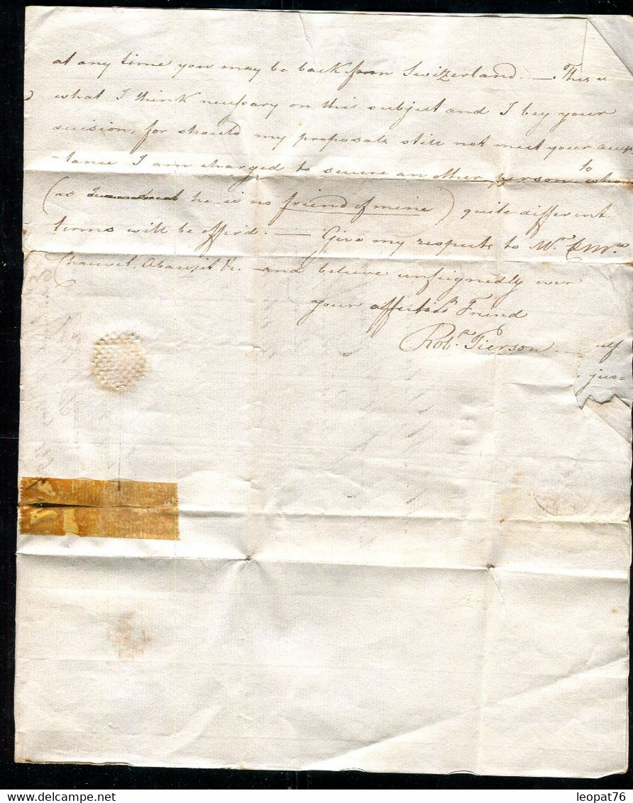 Grande Bretagne - Lettre Avec Texte De Edimbourgh Pour Londres En 1796 - N 305 - ...-1840 Precursori