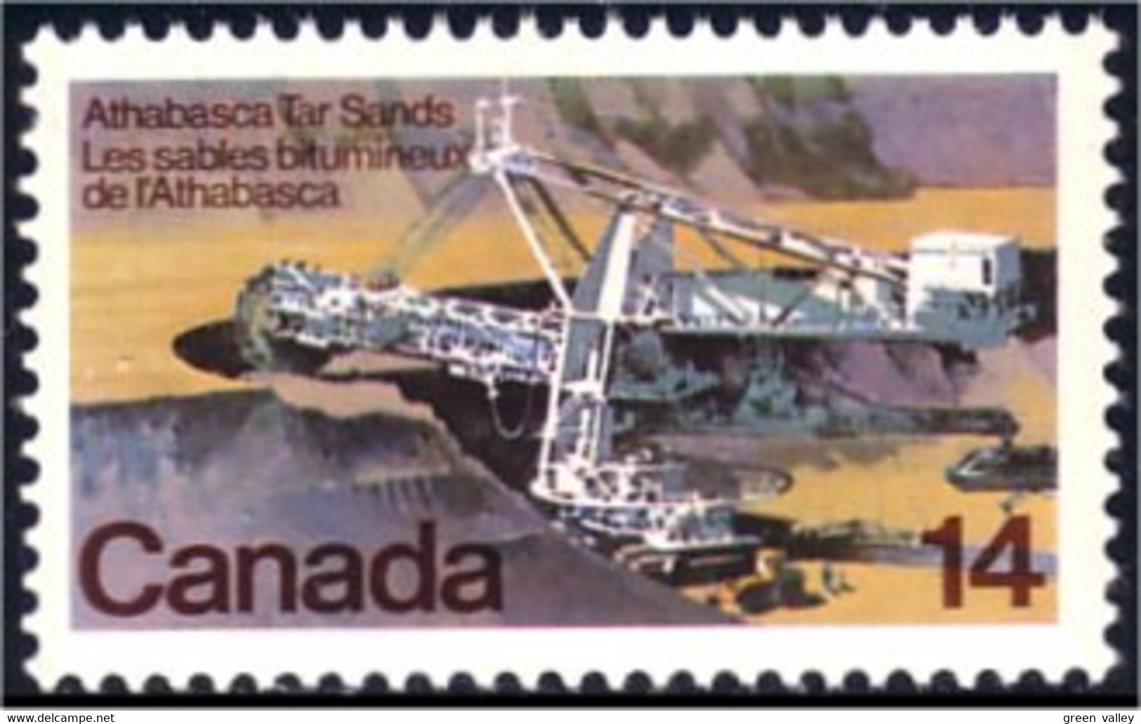(C07-66b) Canada Sables Bitumineux Athabasca Tar Sands Oil Petrole MNH ** Neuf SC - Andere & Zonder Classificatie