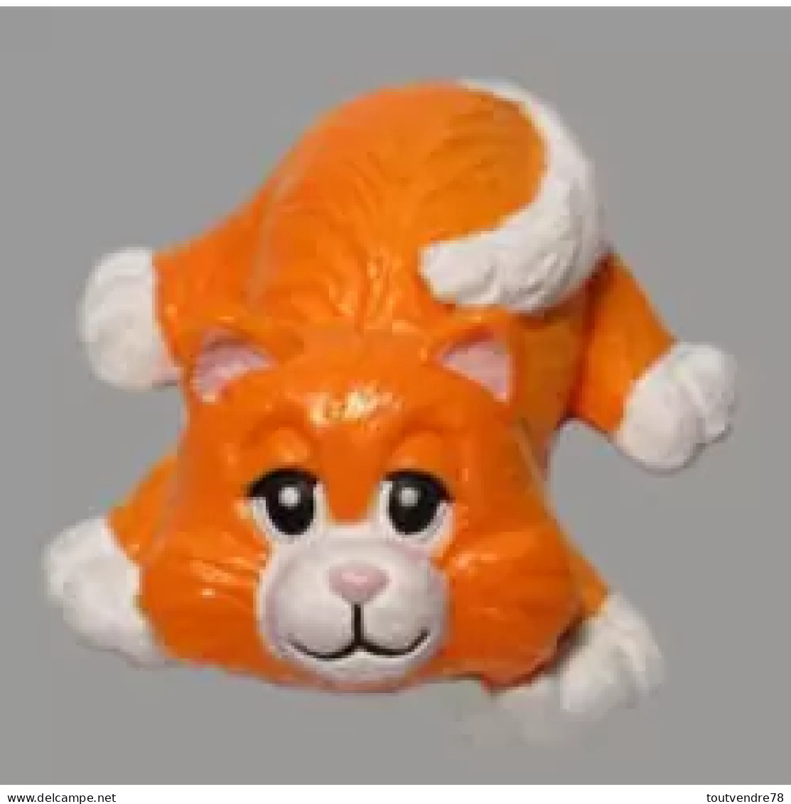 DG032 - Figurine Chat Orange Couché / Weetos / Les Adoptous 1998 - Cats