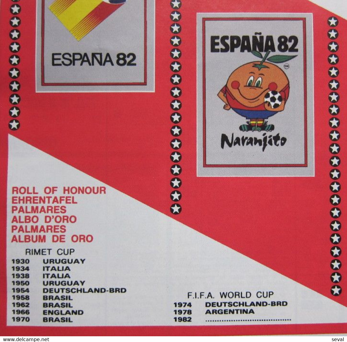 Panini ESPANA 1982 Mundial Football Album Rare Reproduction Pls See DESCRIPTION - Other & Unclassified