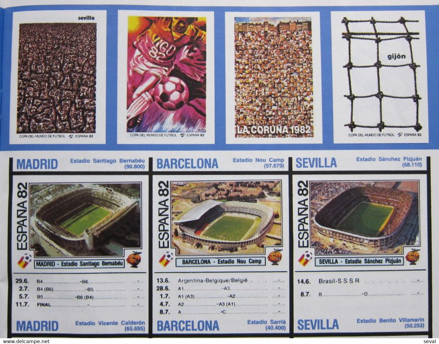 Panini ESPANA 1982 Mundial Football Album Rare Reproduction pls see DESCRIPTION