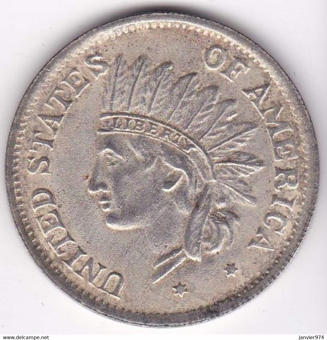 Etats Unis 1 Dollar 1851 Tête Indien , Faux , Copie - Autres & Non Classés