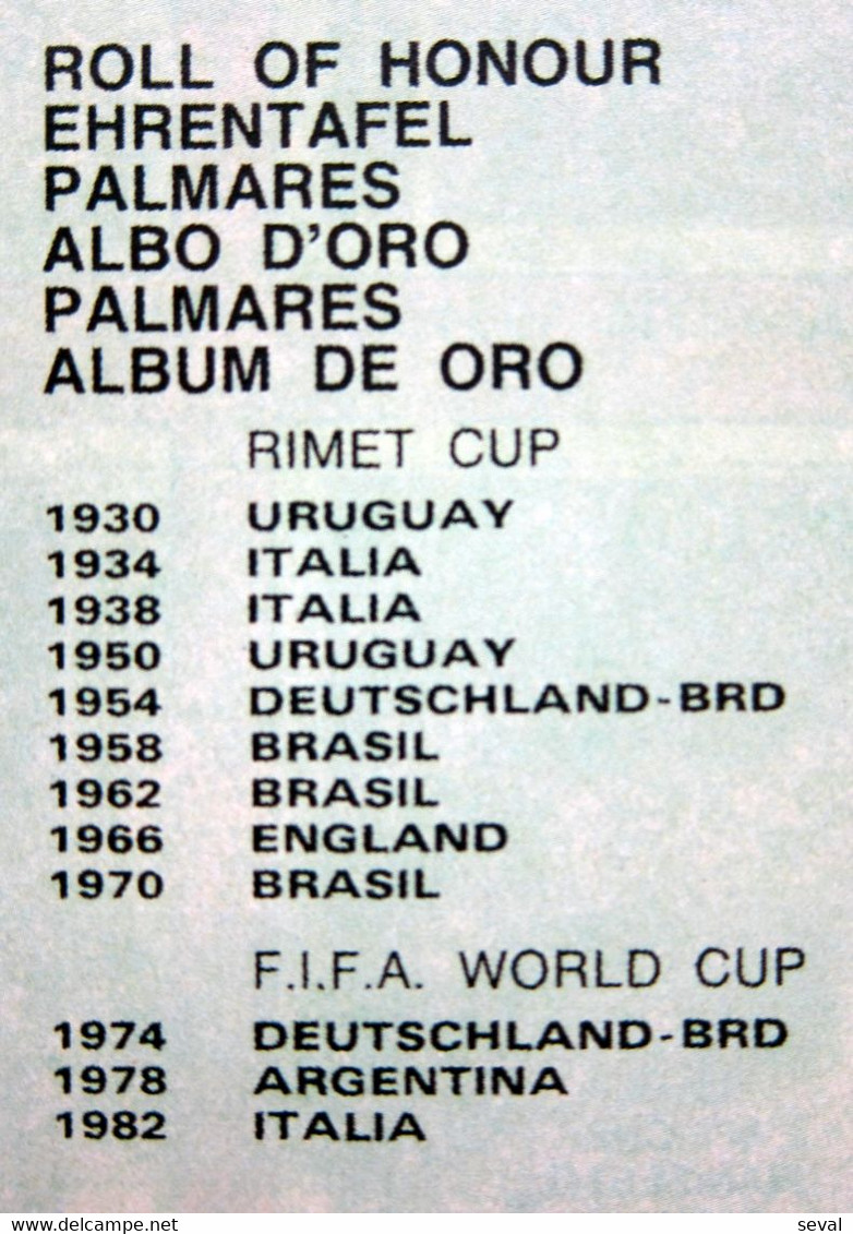 Panini MEXICO 1986 Mundial Football Album Rare Reproduction Pls See DESCRIPTION - Andere & Zonder Classificatie