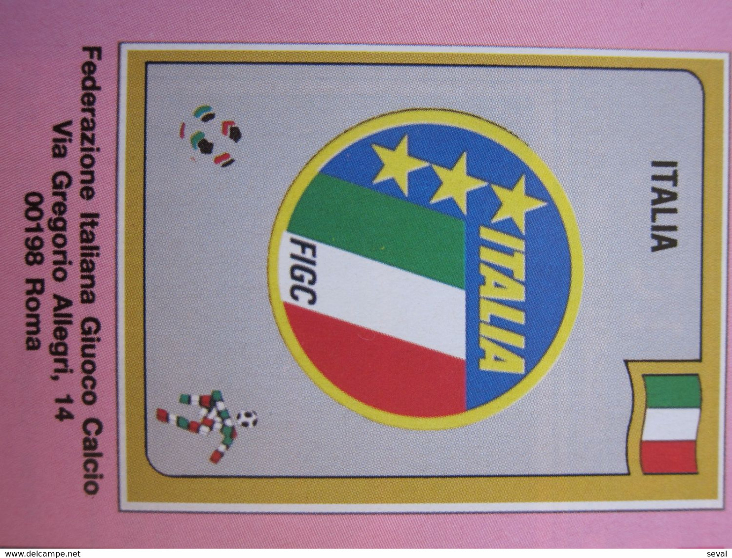 Panini ITALIA 1990 Mundial Football Album Rare Reproduction pls see DESCRIPTION