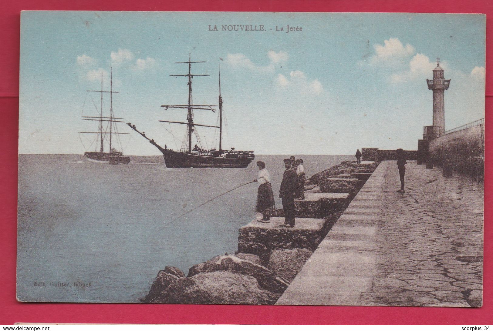 La Jetée - L'Entrée Du Port - Port-la-Nouvelle - Aude (11E2) - Port La Nouvelle