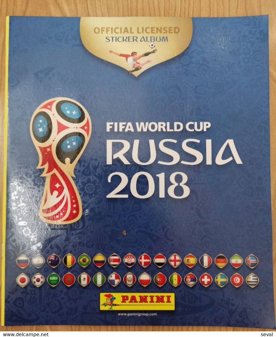 Panini 2018 Mundial Russia EMPTY Football ORIGINAL From CYPRUS +6 Stickers - Otros & Sin Clasificación