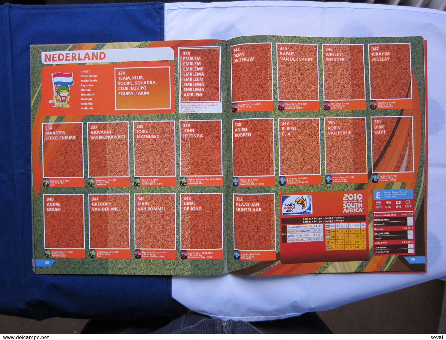 Panini 2010 Mundial SOUTH AFRICA EMPTY Football ORIGINAL from CYPRUS