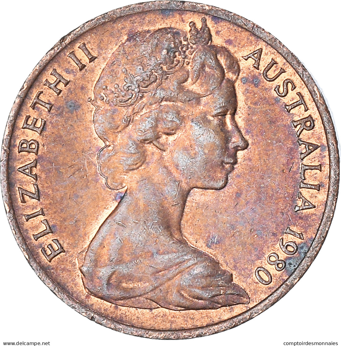 Monnaie, Australie, Cent, 1980 - Cent