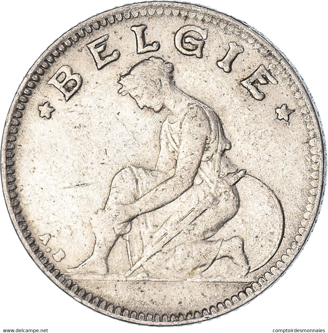 Monnaie, Belgique, 50 Centimes, 1933 - 50 Centimes