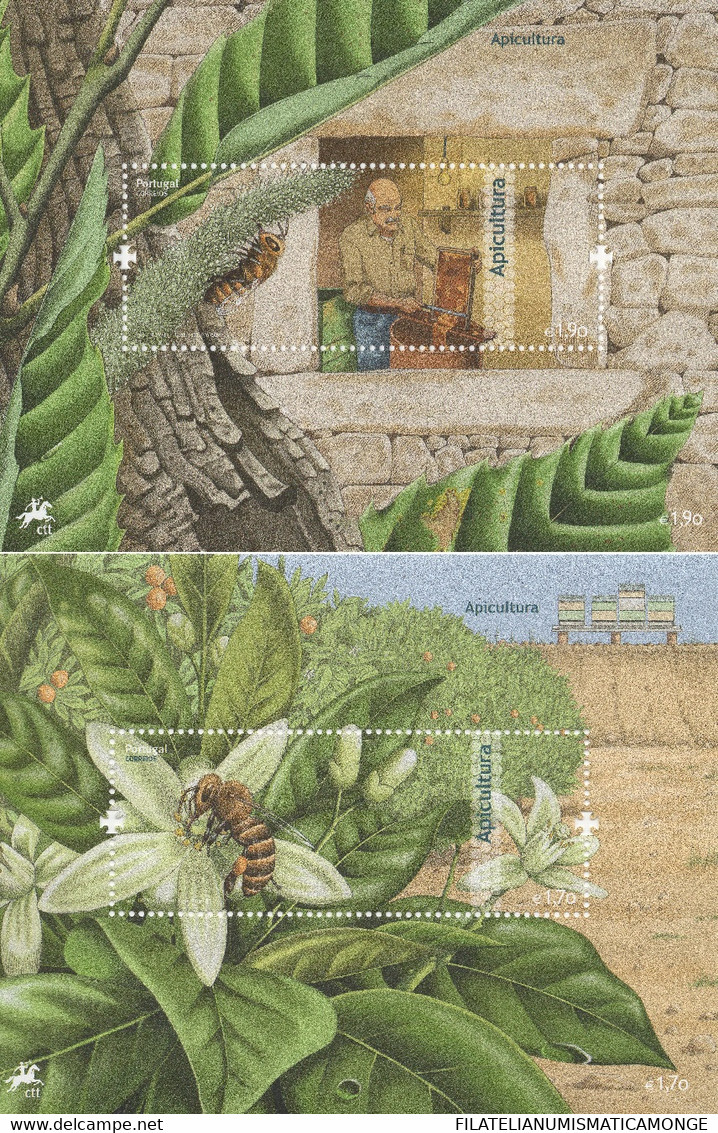 Portugal 2013 Correo 3863/64 HB **/MNH Apicultura - (2val. HB) - Neufs