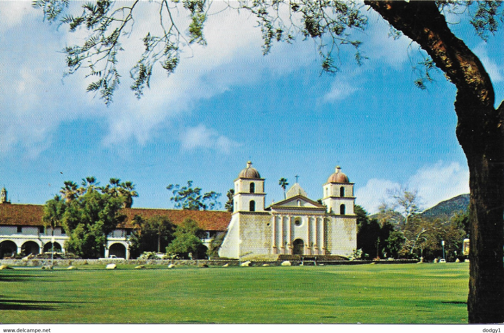 SANTA BARBARA MISSION, CALIFORNIA,  UNITED STATES. UNUSED POSTCARD   Ag4 - Santa Barbara