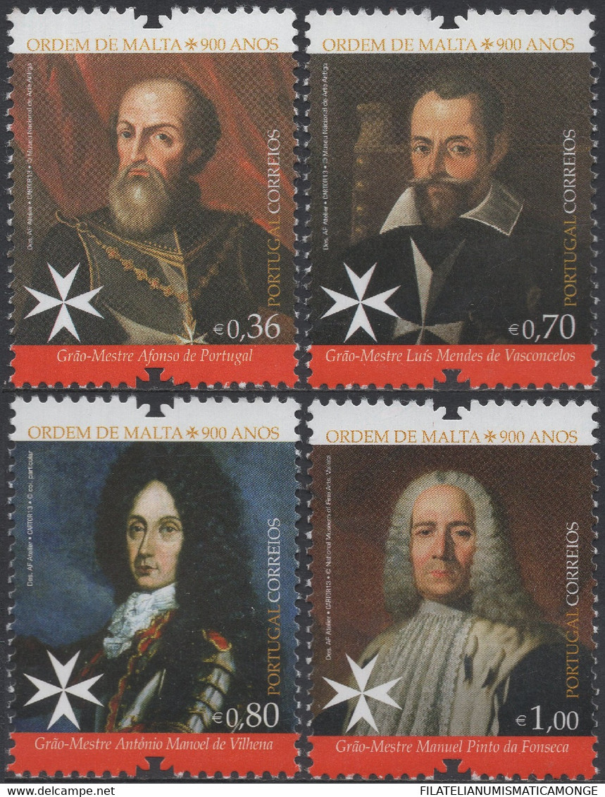 Portugal 2013 Correo 3865/68 **/MNH Orden De Malta. (4val.) - Neufs