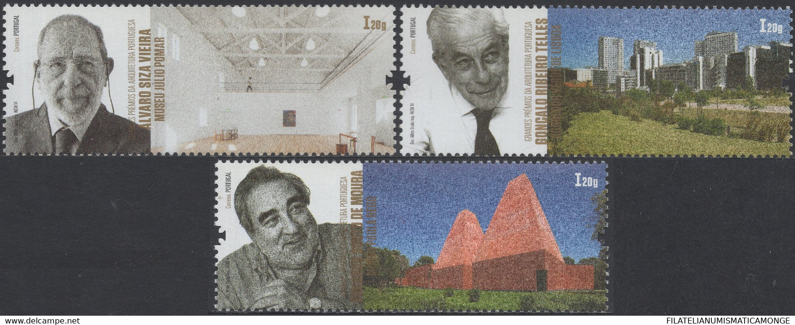 Portugal 2014 Correo 3895/97 **/MNH Principales Premios De La Arquitectura. (3v - Neufs