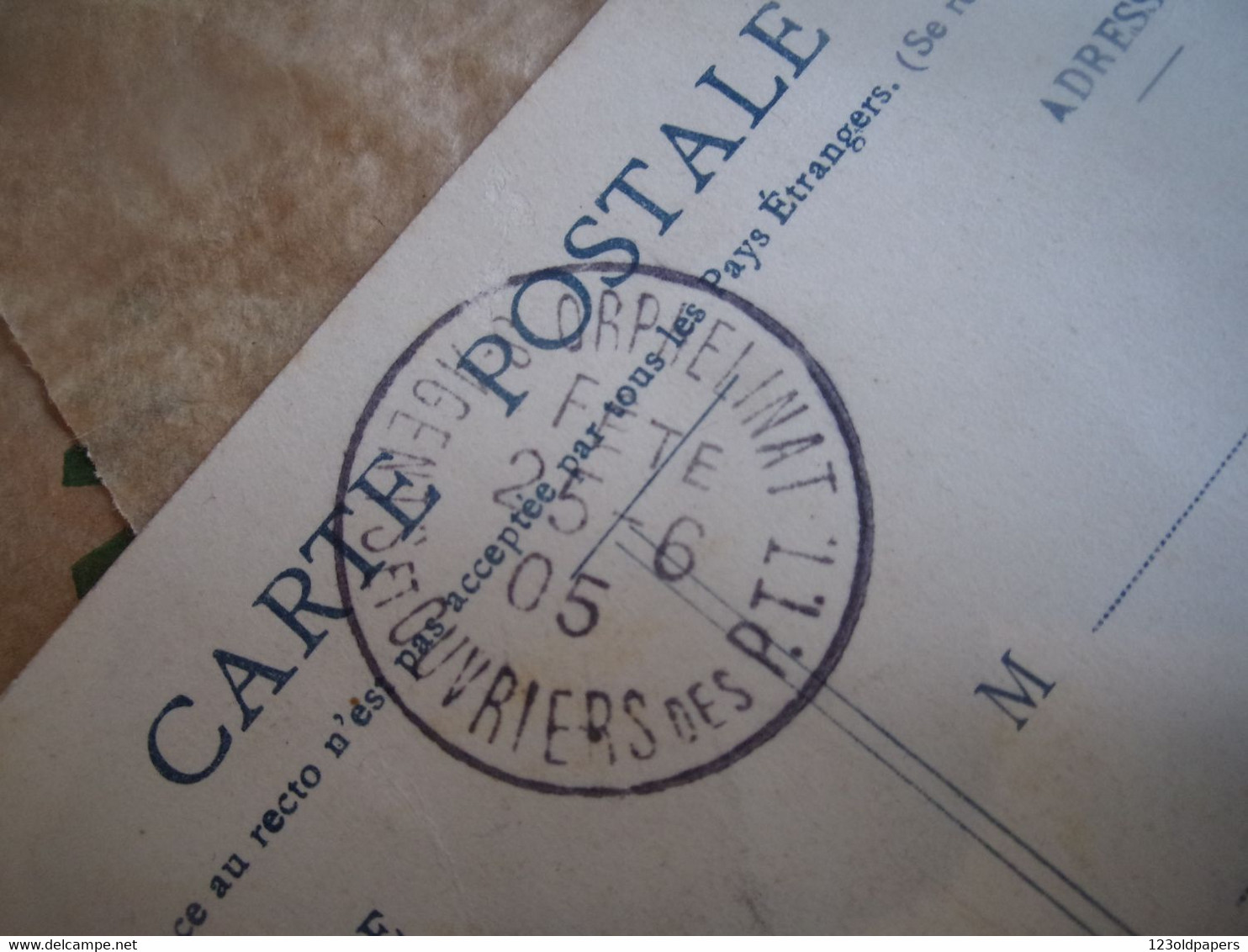 ♥️  NOS POSTIERS DUBIEF MINISTRE ILLUSTRATEUR RALPH CACHET OUVRIERS AGENTS DES PTT ORPHELINAT  1905 - Postal Services