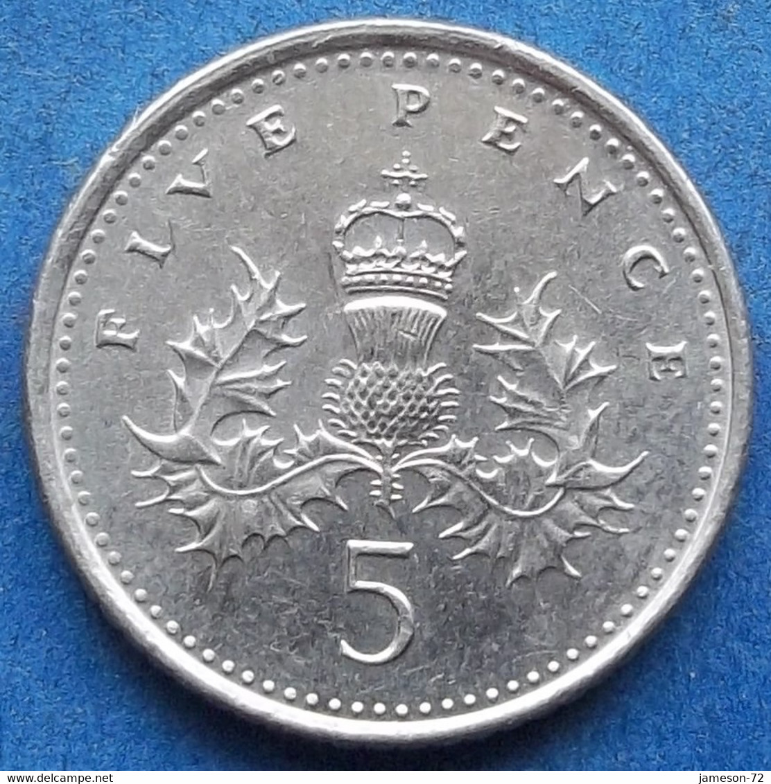 UK - 5 Pence 1996 "Crowned Thistle" KM# 937b Elizabeth II Decimal Coinage (1971-2022) - Edelweiss Coins - 5 Pence & 5 New Pence