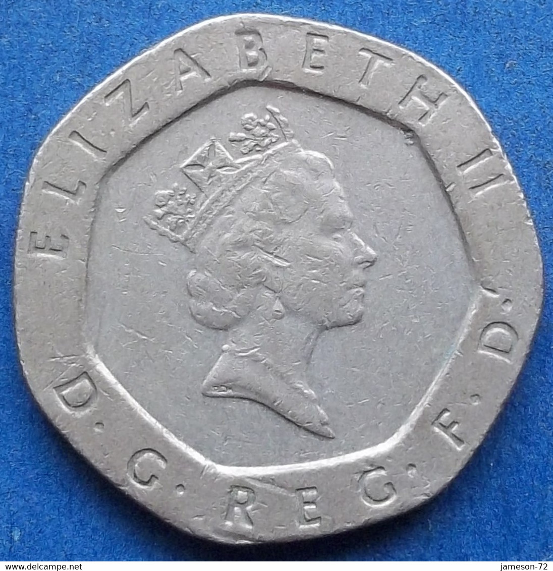 UK - 20 Pence 1990 "Crowned Rose" KM# 939 Elizabeth II Decimal Coinage (1971-2022) - Edelweiss Coins - 20 Pence