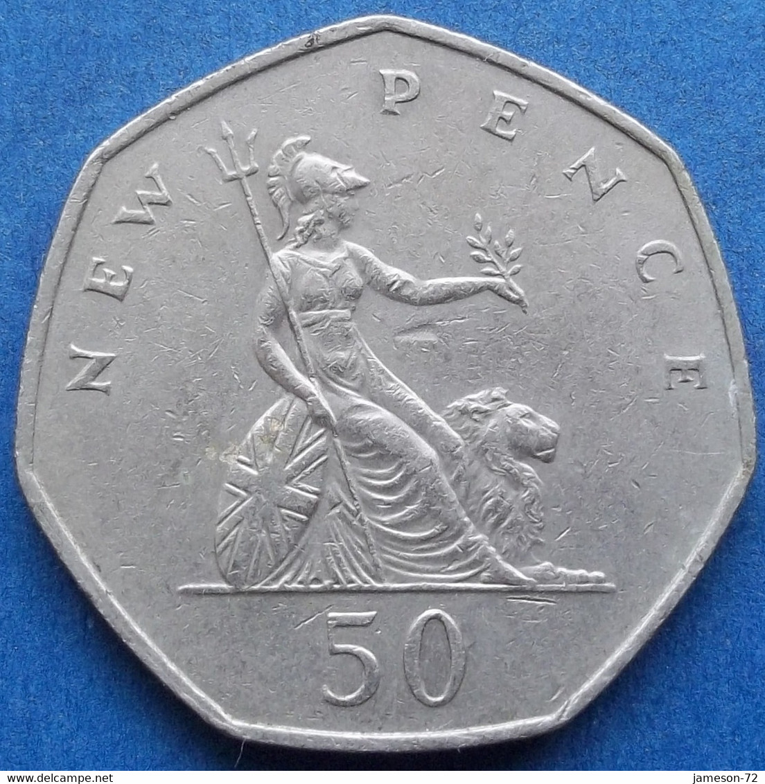 UK - 50 New Pence 1969 "Britannia" KM# 913 Elizabeth II Decimal Coinage (1971-2022) - Edelweiss Coins - 50 Pence