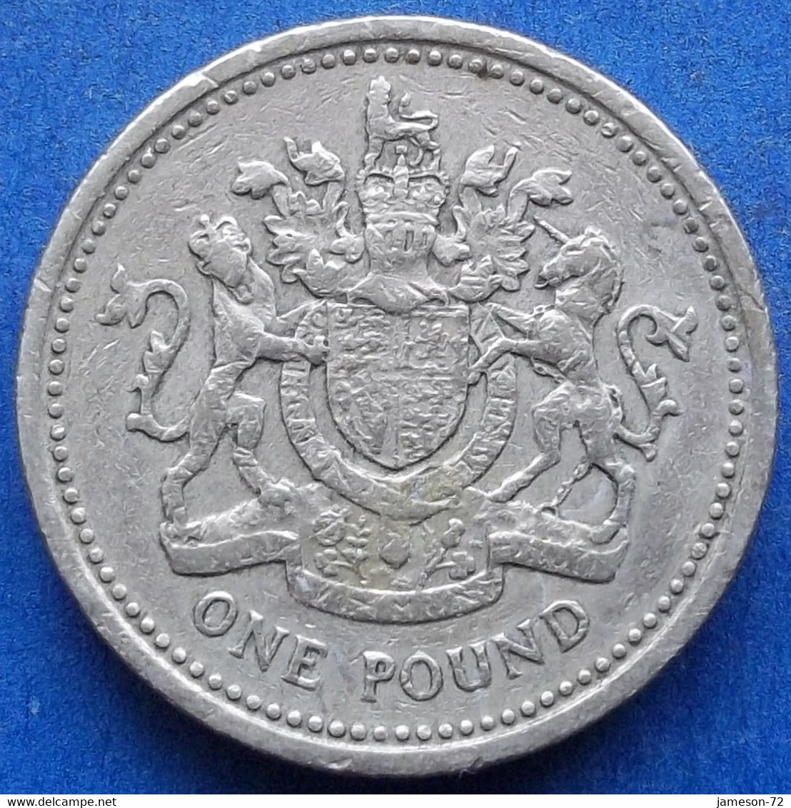 UK - 1 Pound 1983 "Shiel Of Great Britain" KM# 933 Elizabeth II Decimal Coinage (1971-2022) - Edelweiss Coins - 1 Pond