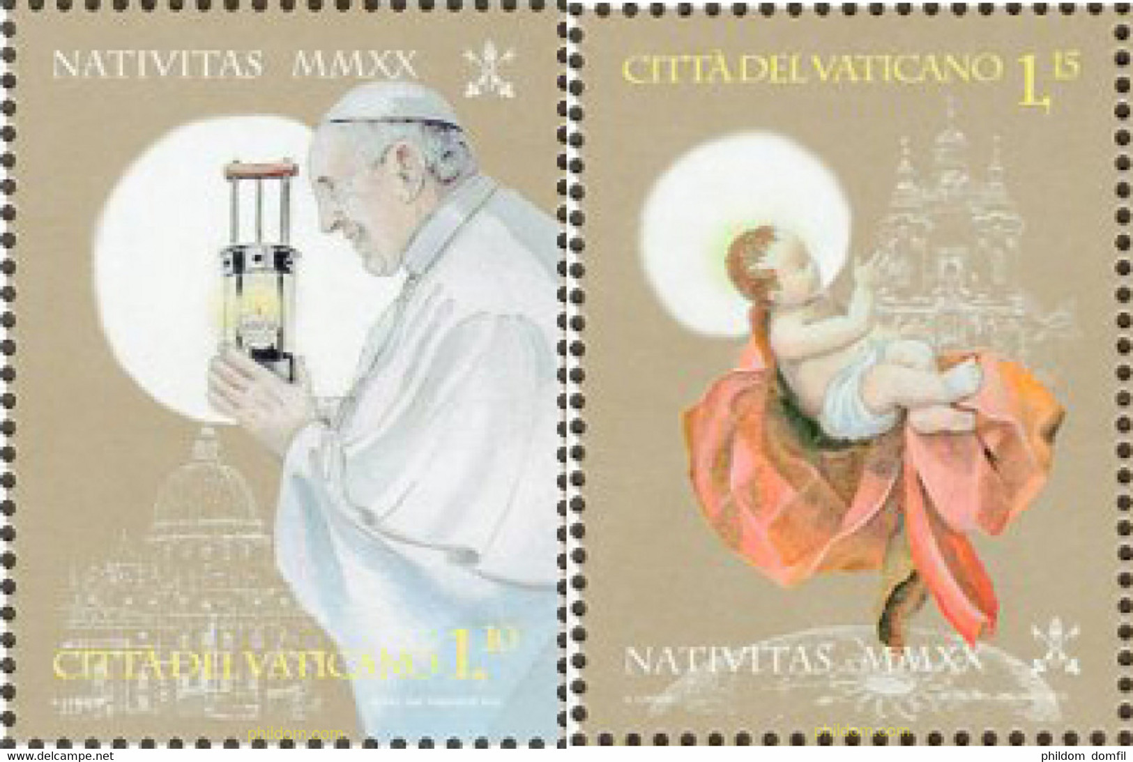 639545 MNH VATICANO 2020 NAVIDAD - Gebraucht