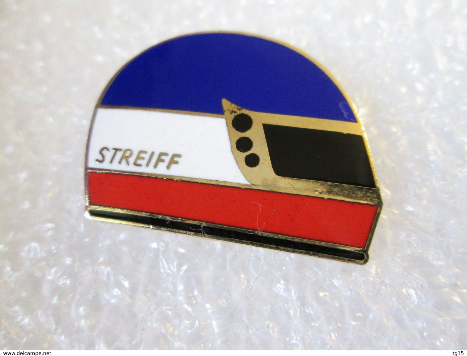 TOP PIN'S    CASQUE PHILIPPE STREIFF  Email Grand Feu  MFS - F1