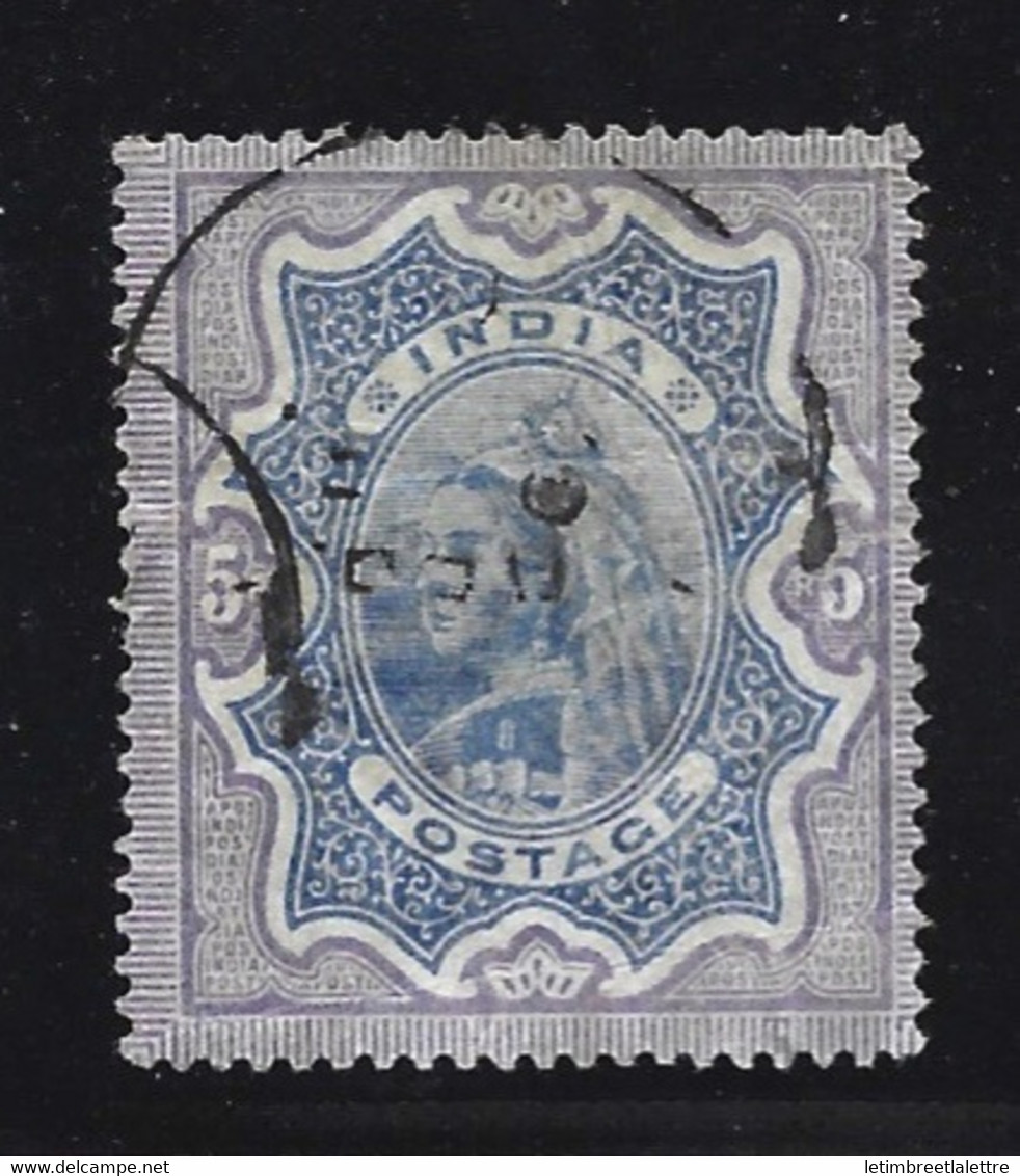 ⭐  Inde Anglaise - YT N° 51 Oblitéré - 1892 / 1899  ⭐ - 1882-1901 Impero