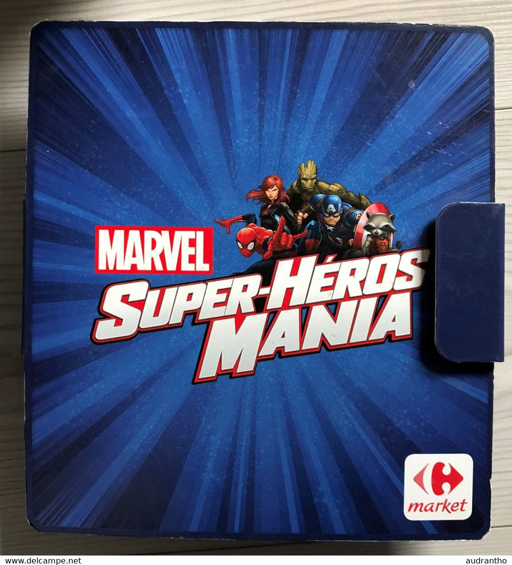 Coffret De 16 Mini Figurines Micro Popz MARVEL Super-Héros Mania - Avengers Hulk Spiderman - Carrefour Market - Little Figures - Plastic