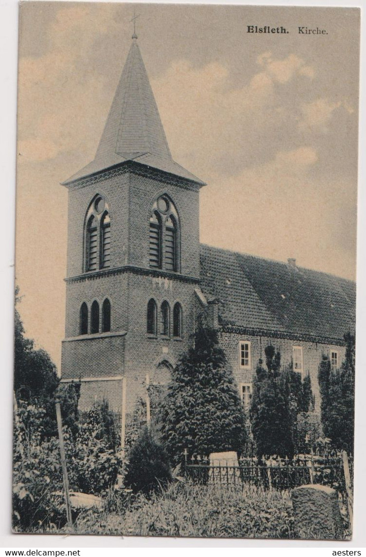 Elsfleth; Kirche - Nicht Gelaufen. (Gustav Kunkel - Elsfeth) - Elsfleth