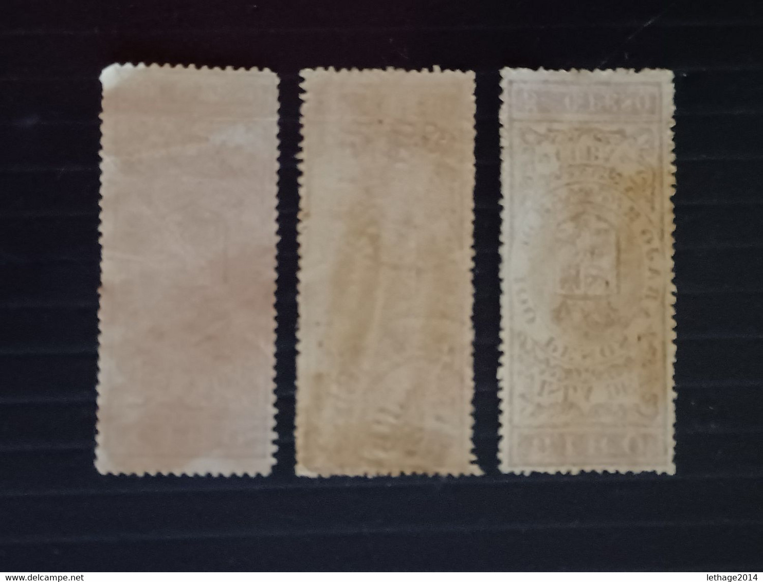 CUBA 1880 FISCAL TAXE - Timbres-taxe