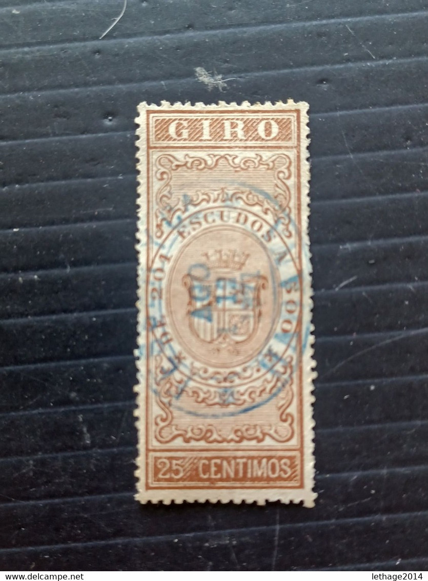 CUBA 1886 FISCAL TAXE - Impuestos