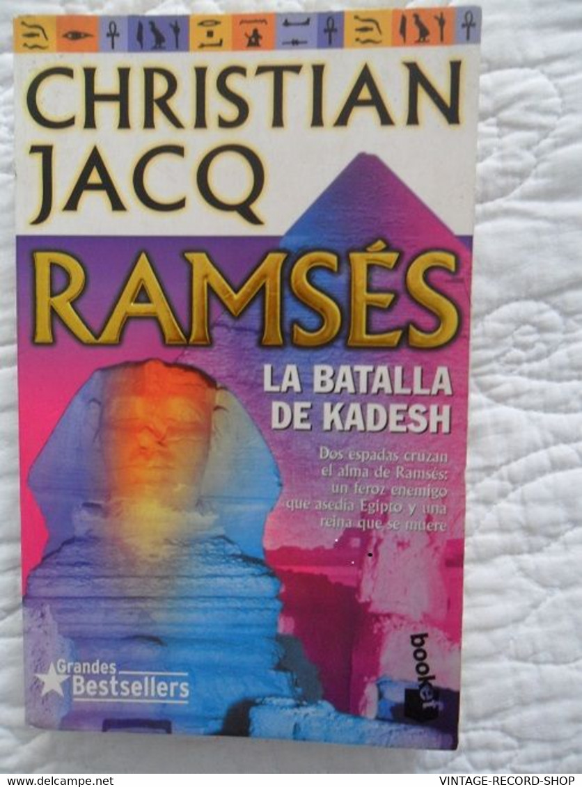 RAMSES LA BATALLA DE KADESH CHRISTIAN JACQ -USED SPANISH EDITION USED - Autres & Non Classés